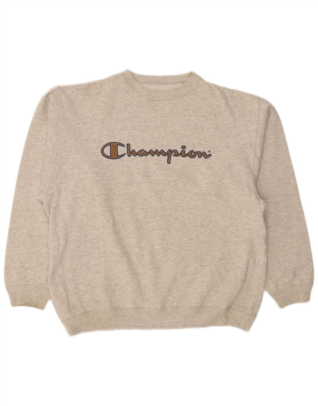 Męska bluza z grafiką Champion XL, szara, nakrapiana bawełna