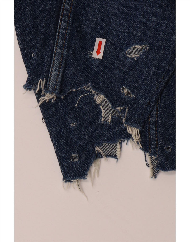 ZARA Womens Distressed Slim Jeans EU 38 Small W30 L23 Blue Cotton Vintage Zara and Second-Hand Zara from Messina Hembry 