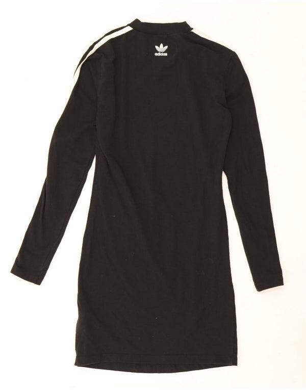 Adidas Damska Sukienka Her Studio London Jumper Dress UK 10 Mały Czarny Kwiatowy