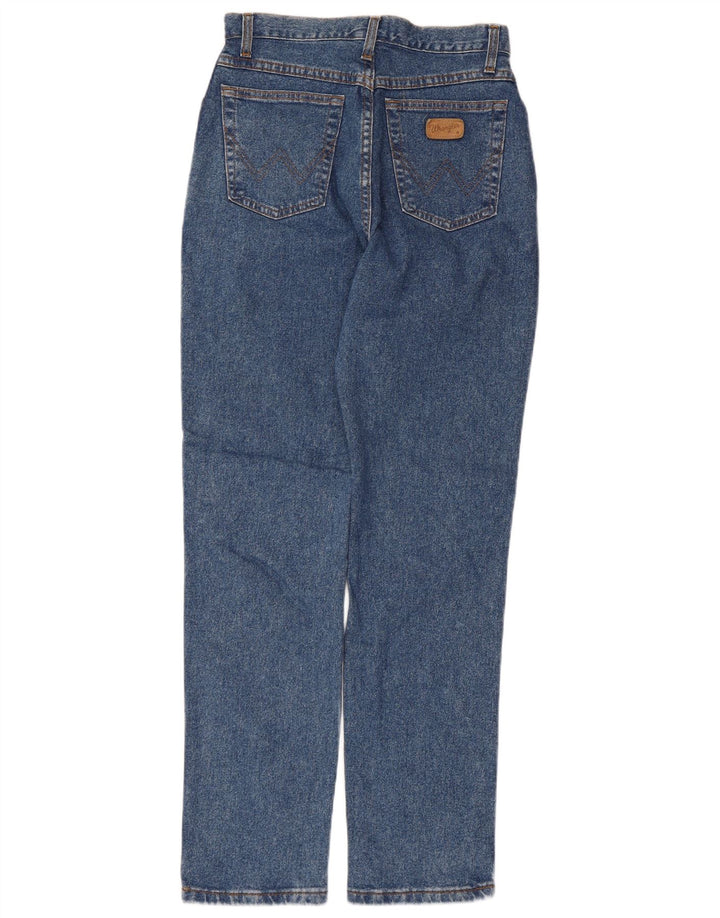 Damskie jeansy Wrangler Paula Straight W30 L30 Niebieskie bawełniane