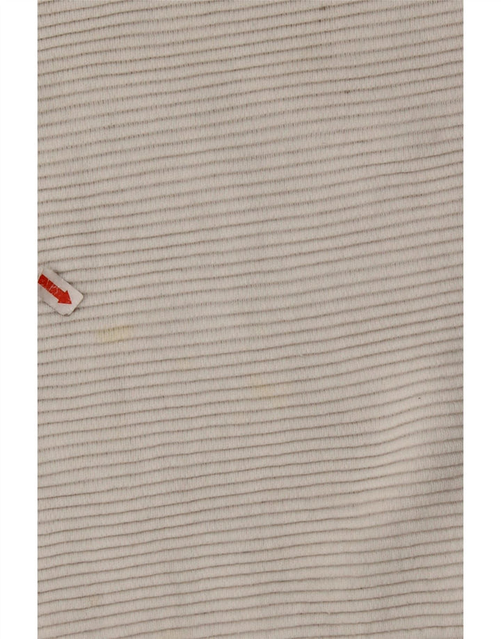 FRENCH CONNECTION Damski sweter z dekoltem w łódkę UK 10, mały, biały