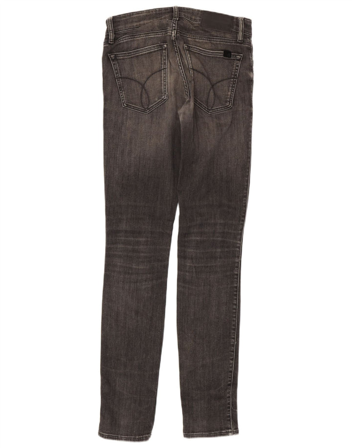 Damskie jeansy Skinny Calvin Klein W28 L33 szare