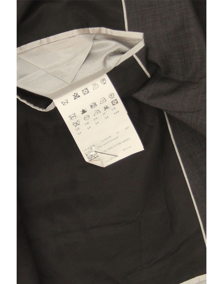 HUGO BOSS Mens 2 Button Blazer Jacket IT 54 2XL Grey Wool Vintage Hugo Boss and Second-Hand Hugo Boss from Messina Hembry 