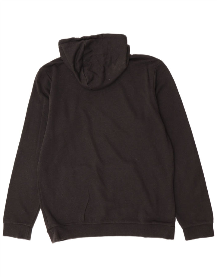 Męska bluza z kapturem Adidas Graphic, średnia czarna, bawełniana