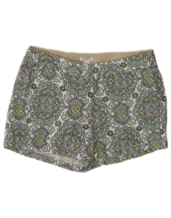 Damskie spodenki chino J. CREW US 2 XS W28, wielokolorowa bawełna Paisley