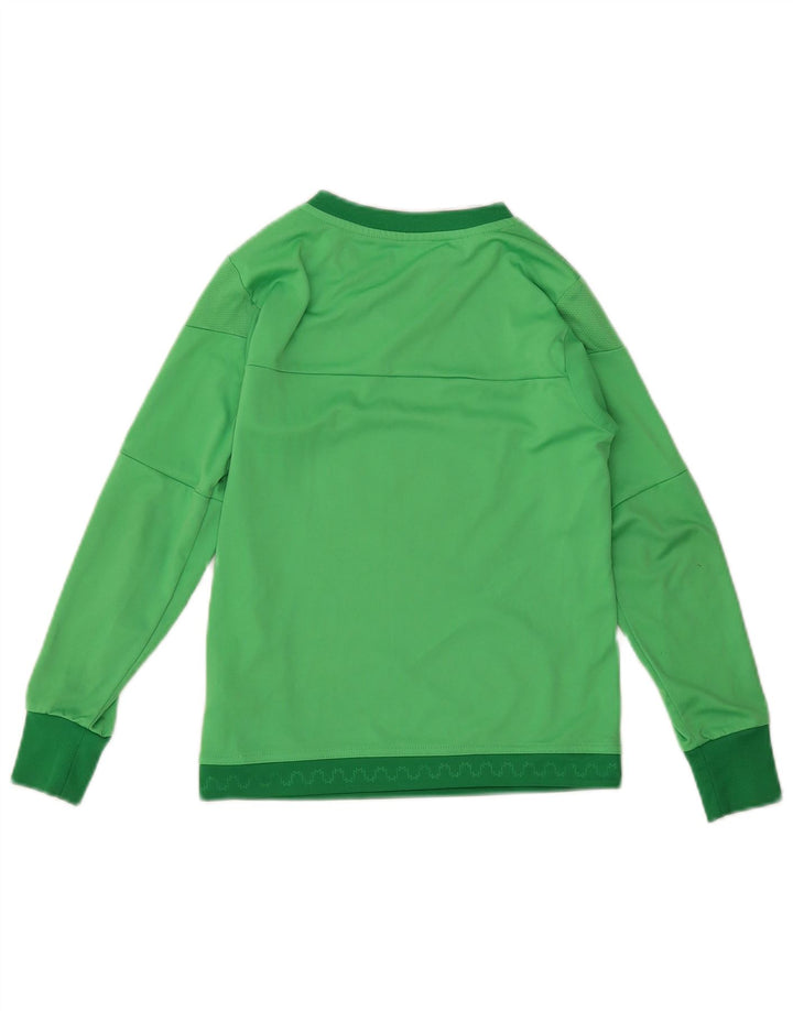 Chłopięca koszulka ADIDAS Manchester United z grafiką z długim rękawem, 9-10 lat, zielona