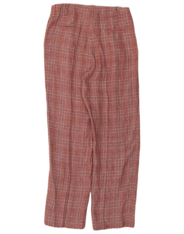Damskie spodnie chino Massimo Dutti z wysokim stanem EU 36 XS W26 L28 Czerwone