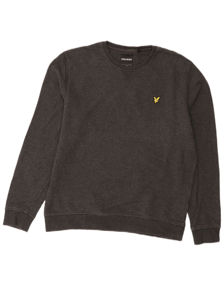 Męska bluza dresowa Lyle & Scott, duża, szara, bawełniana