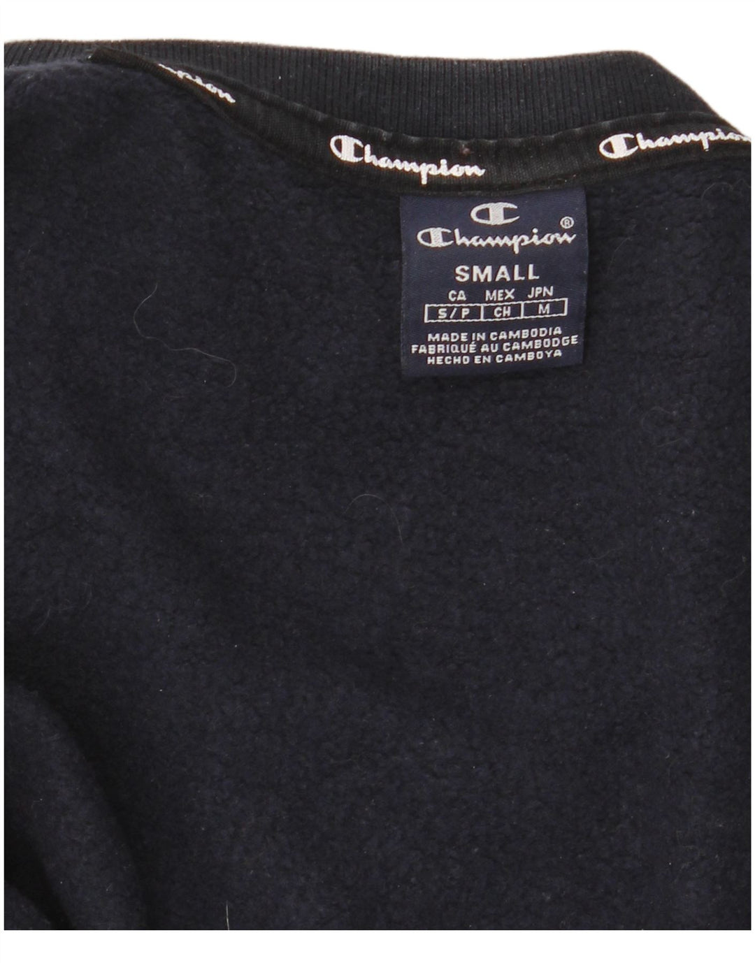 Męski sweter z grafiką Champion, mały, granatowy