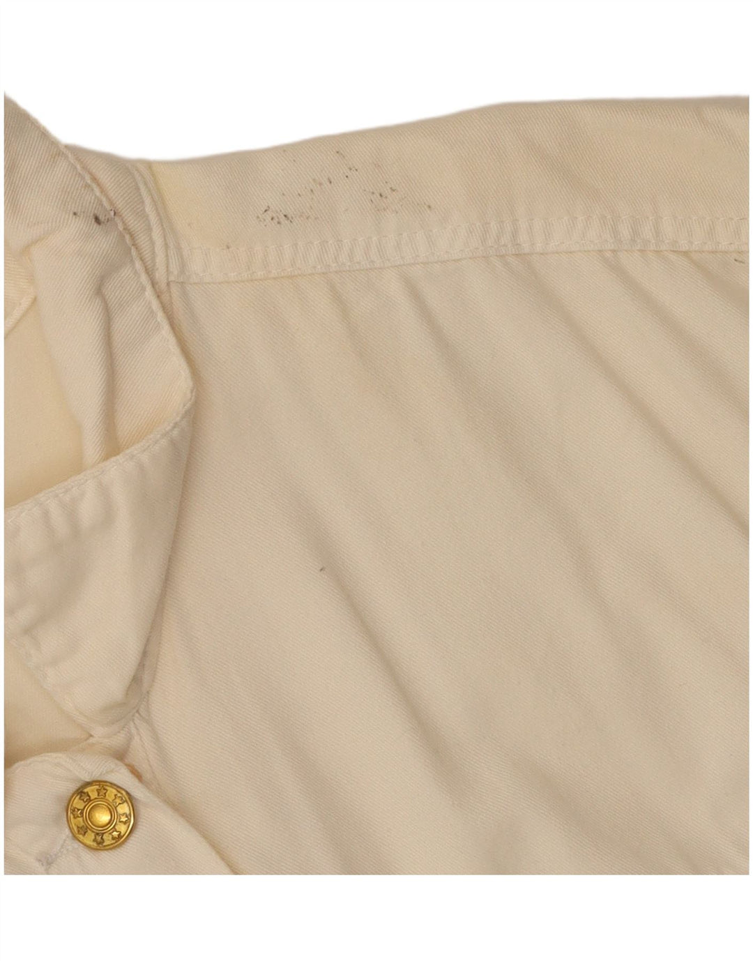 Damska kamizelka dżinsowa Reprise UK 16, duża w kolorze złamanej bieli