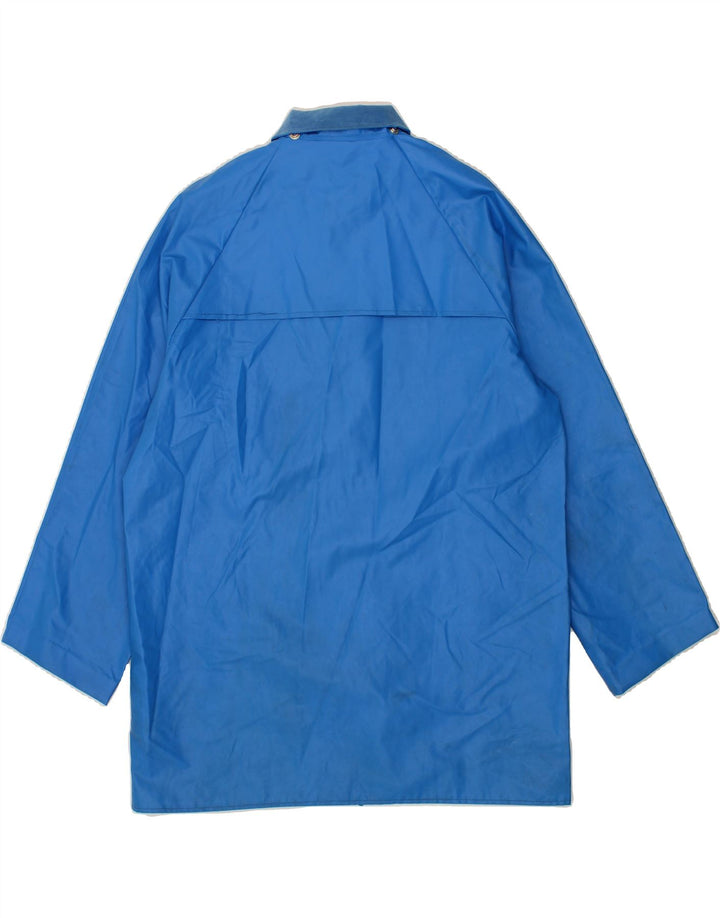 VINTAGE Mens Raincoat UK 36 Small Blue Polyvinyl Vintage Vintage and Second-Hand Vintage from Messina Hembry 