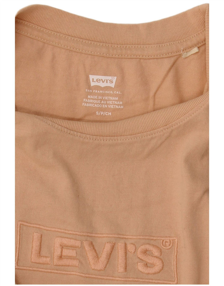 Damska koszulka oversize z grafiką Levi's Top UK 10 Small Beige