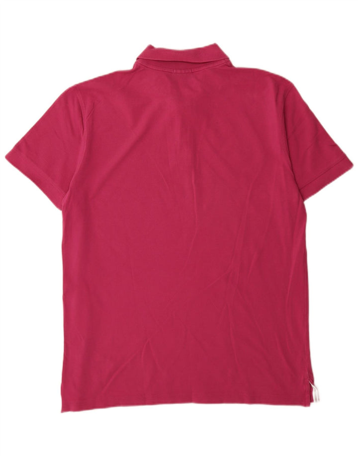 Męska koszulka polo Hugo Boss, duża, różowa, bawełniana