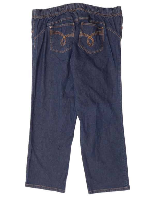 Dżinsy Marks & Spencer Damskie Autograph Straight UK 22 3XL W44 L29 Granatowe