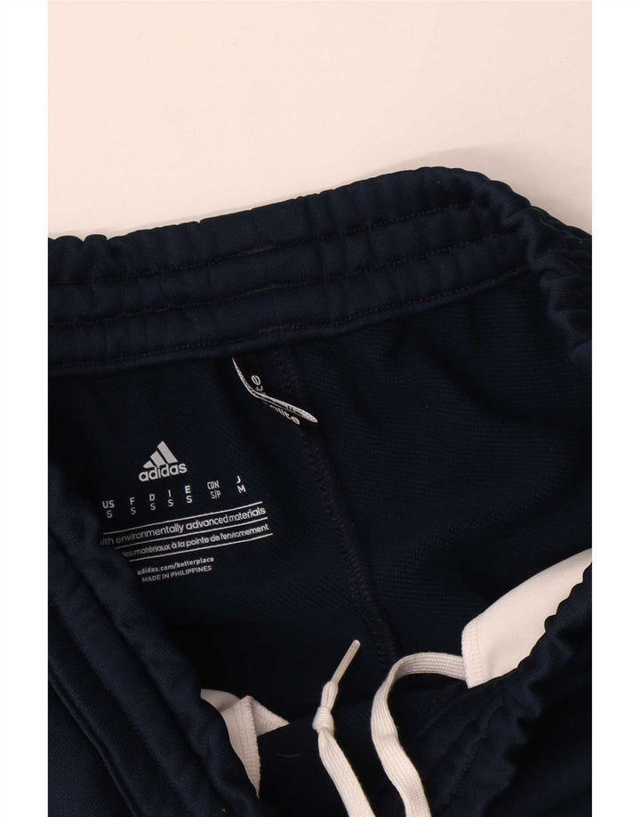 Męskie spodnie dresowe Adidas, małe, granatowe, poliestrowe