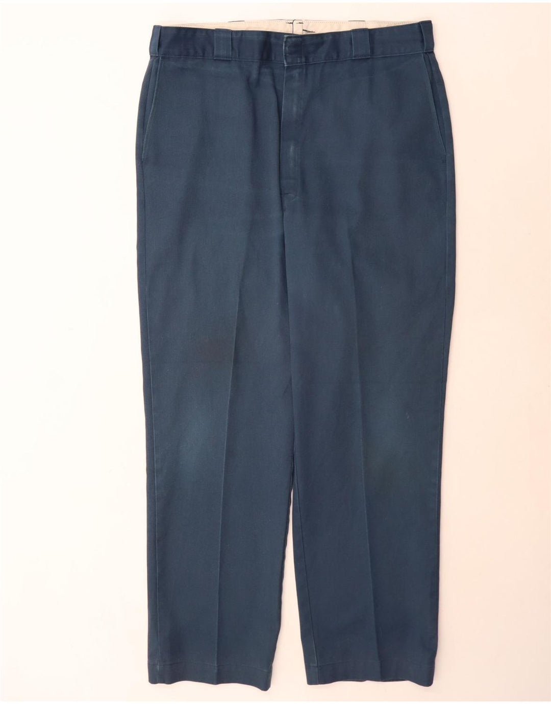 Męskie proste spodnie chino Dickies W40 L32 granatowy poliester