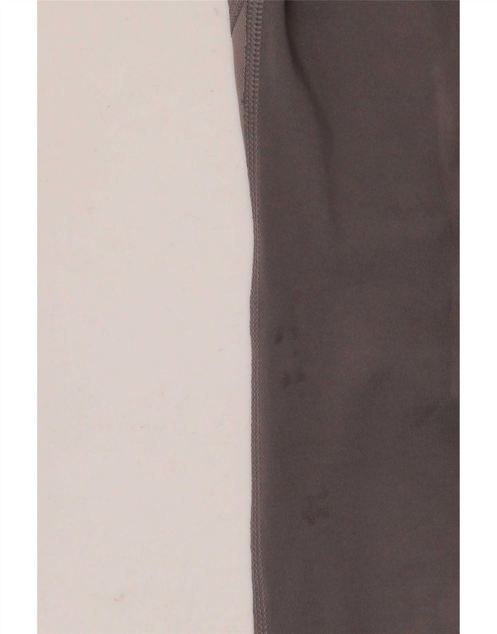 Damskie legginsy Nike Dri Fit UK 12, średnioszary, poliestrowy