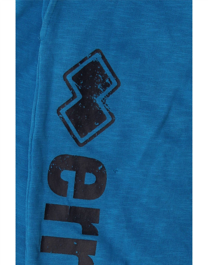 Męskie spodenki sportowe Errea Graphic XL, niebieskie, bawełniane