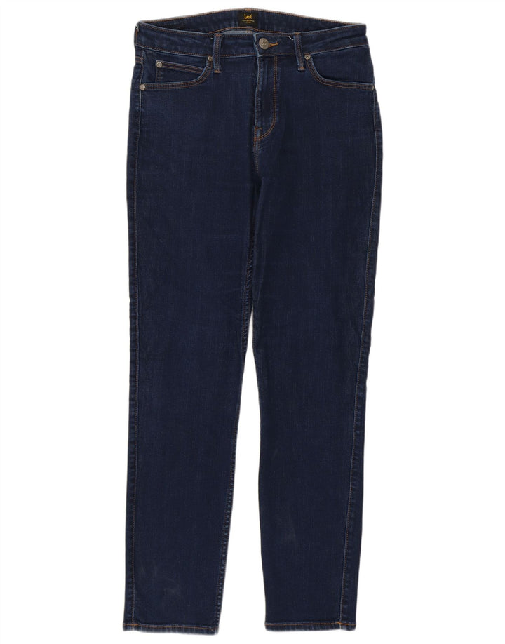 Damskie jeansy Lee Elly Slim W30 L29 Granatowa bawełna
