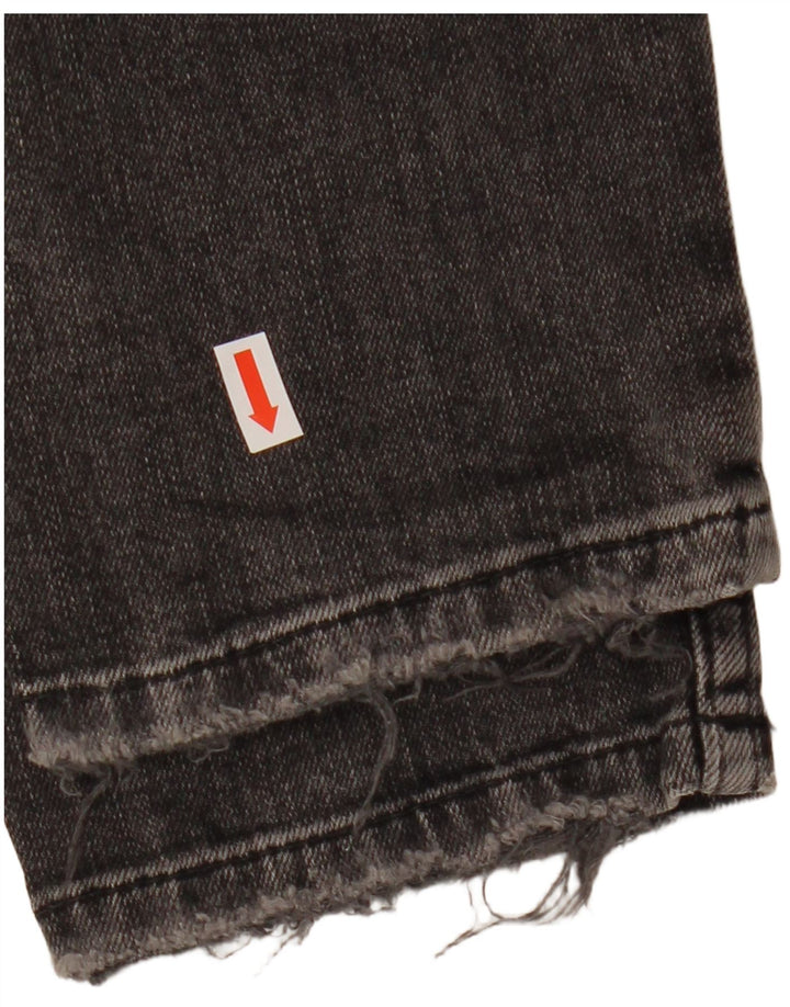 Męskie proste dżinsy ZARA EU 38 Small W30 L29 Czarne