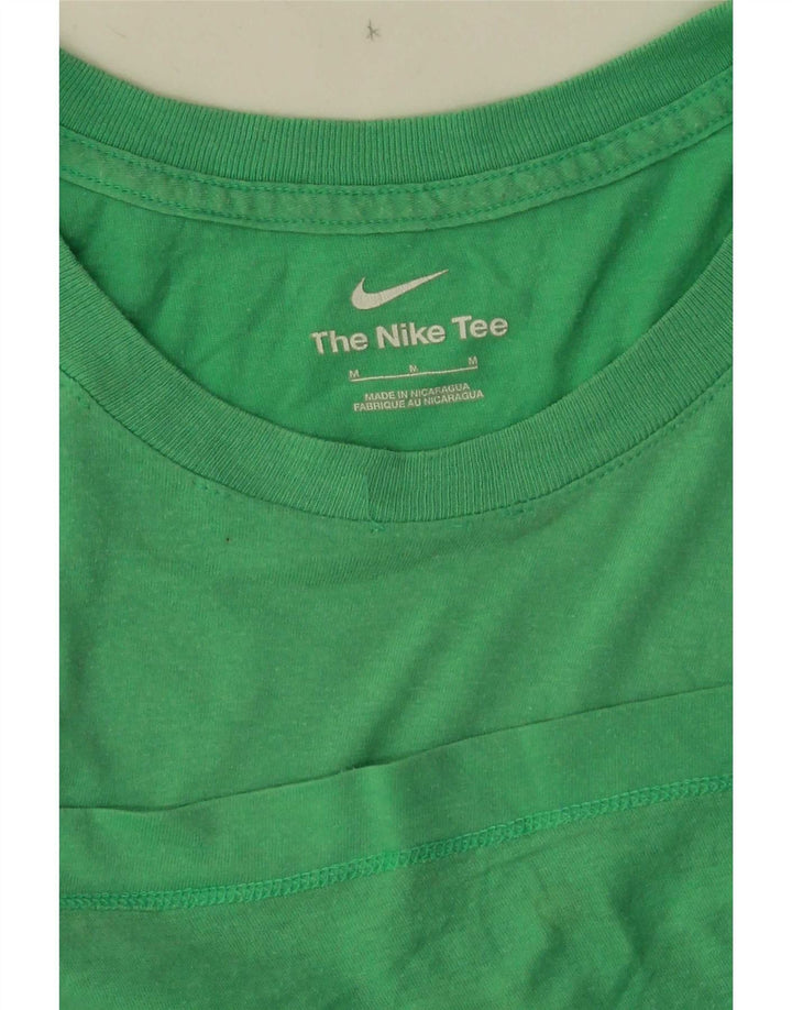 Męski T-shirt z grafiką Nike, średni zielony