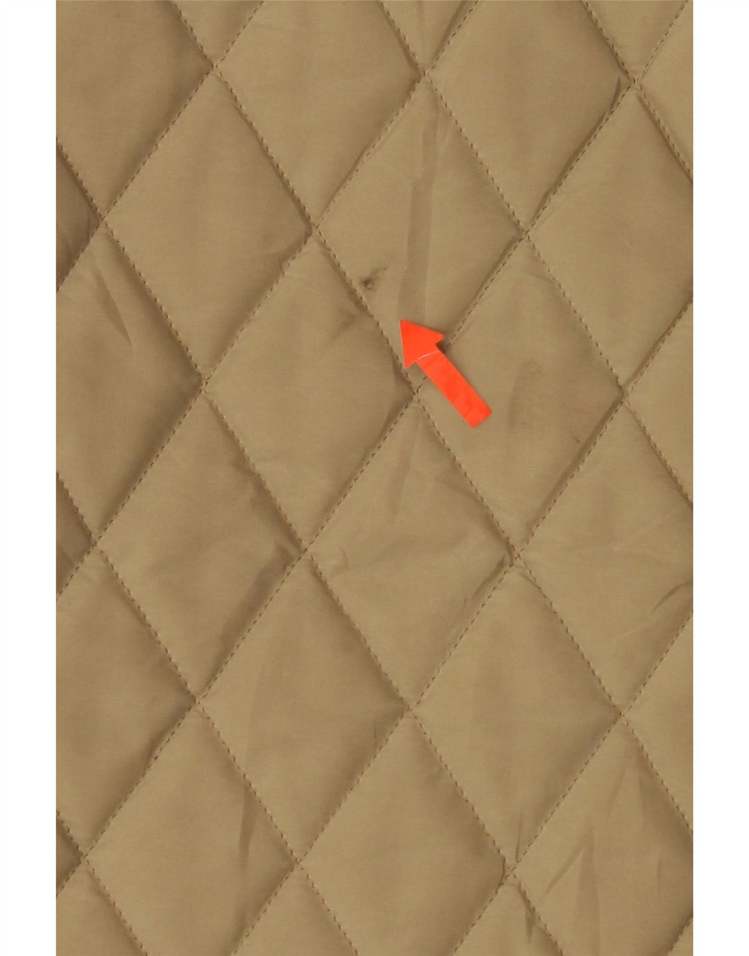 HENRY COTTONS Womens Quilted Overcoat IT 46 Large Khaki Vintage Henry Cottons and Second-Hand Henry Cottons from Messina Hembry 