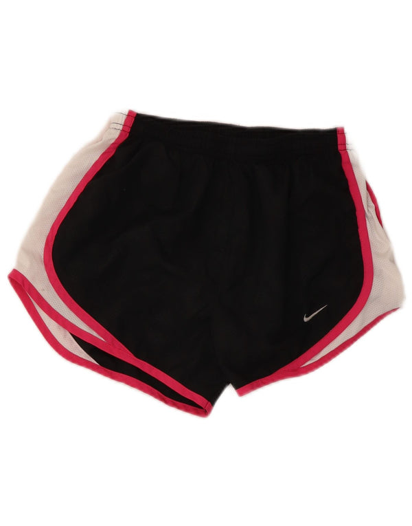 Damskie spodenki sportowe Nike UK 6/8 XS Czarny poliester z blokami kolorów