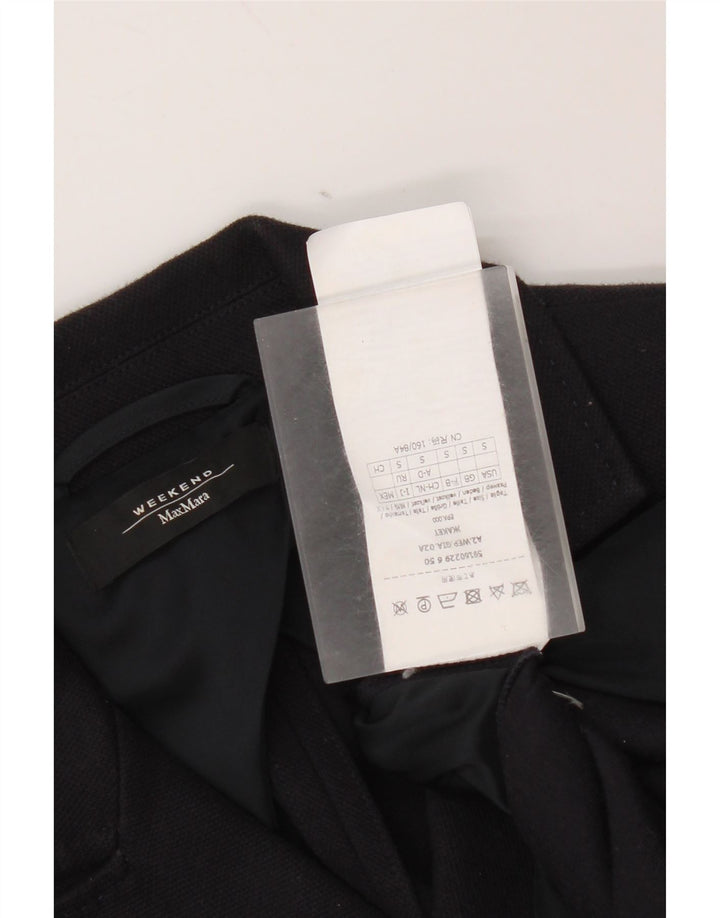 Damska marynarka Max Mara Weekend z podwójnymi piersiami, UK 10, mała, granatowa