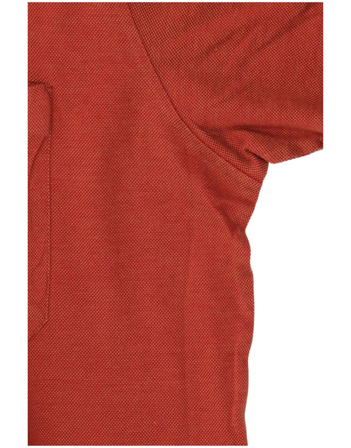 Męska koszulka polo Pierre Cardin IT 52, duża, pomarańczowa, bawełniana