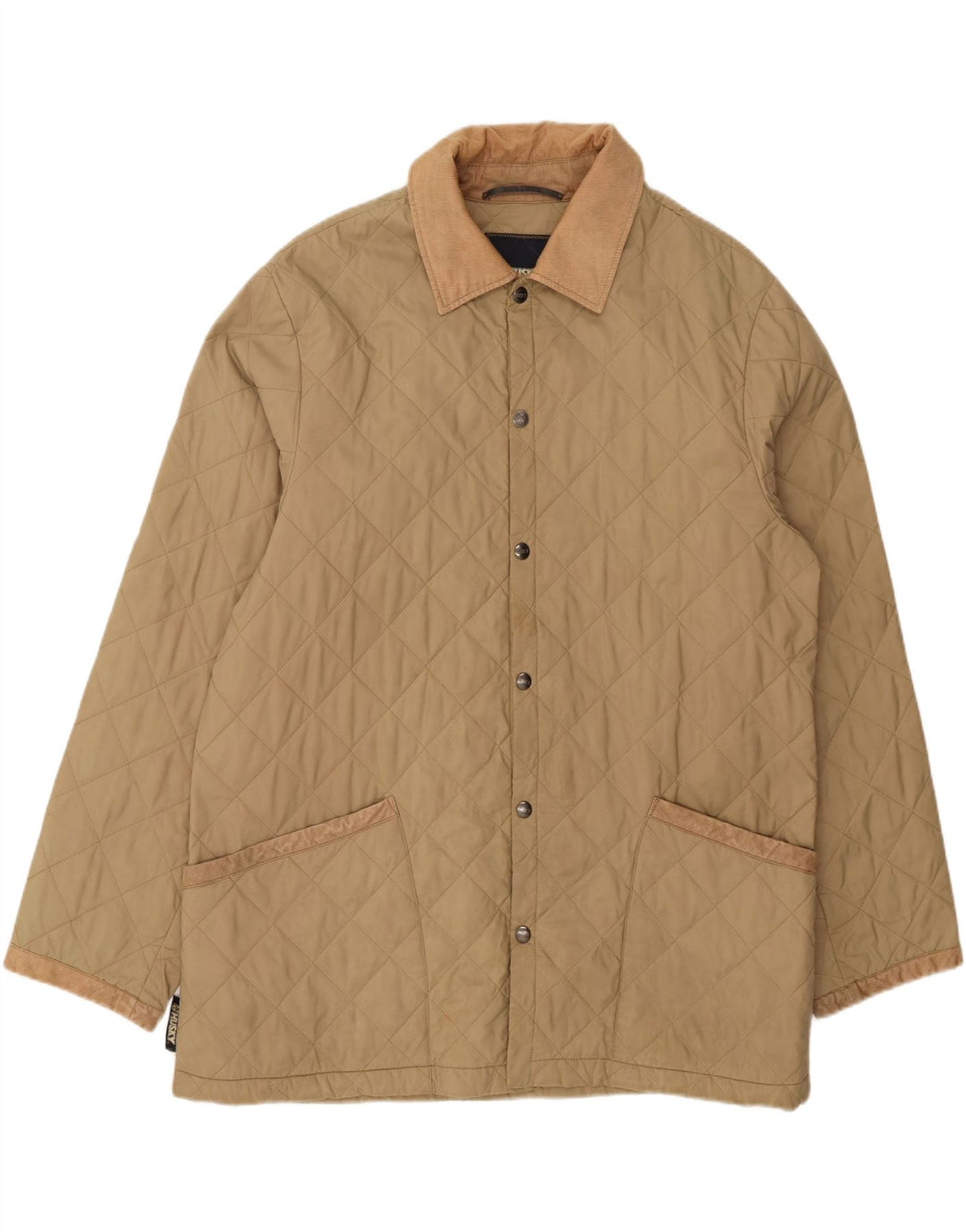HUSKY Mens Quilted Jacket IT 54 2XL Beige Polyamide