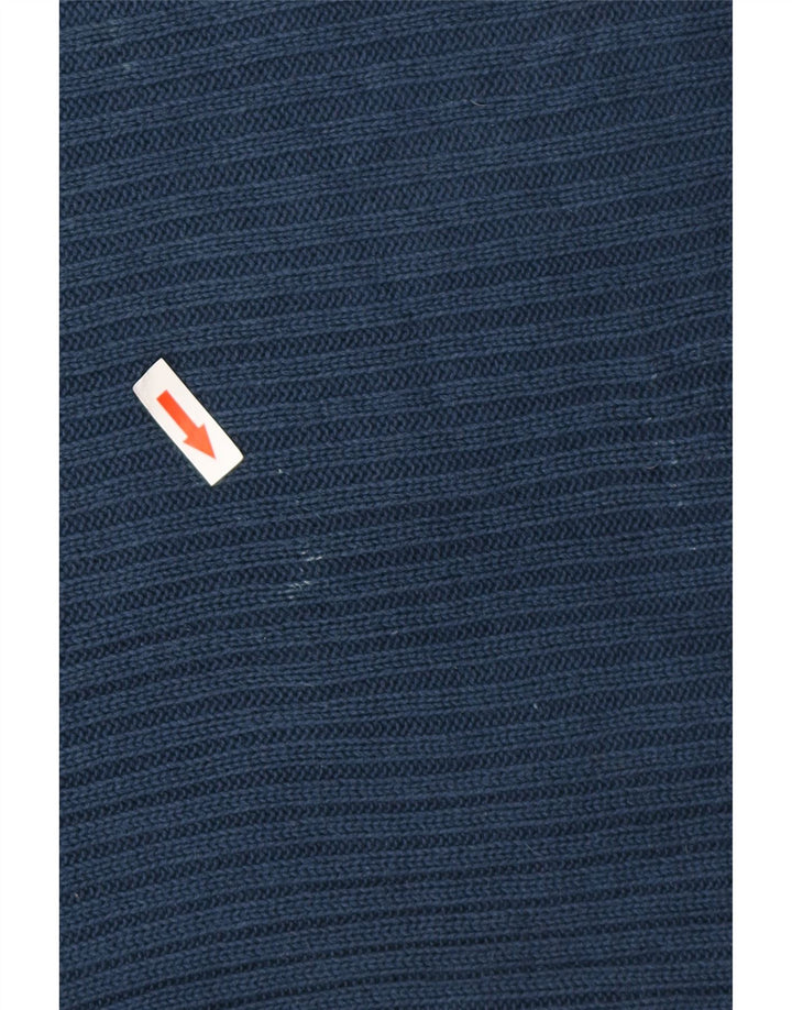 Męski sweter z okrągłym dekoltem CALVIN KLEIN JEANS, duży, niebieski