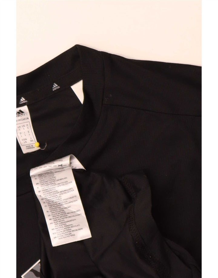 Męska koszulka Adidas Aeroready z grafiką, duża, czarna, poliestrowa