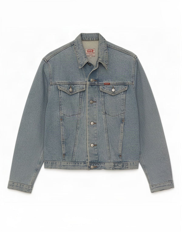 Męska kurtka dżinsowa Rifle UK 40, duża niebieska