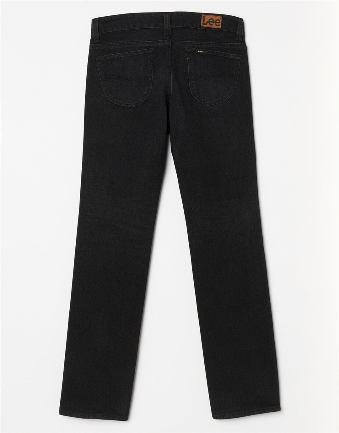 Damskie jeansy Lee Straight W30 L32 Czarne bawełniane