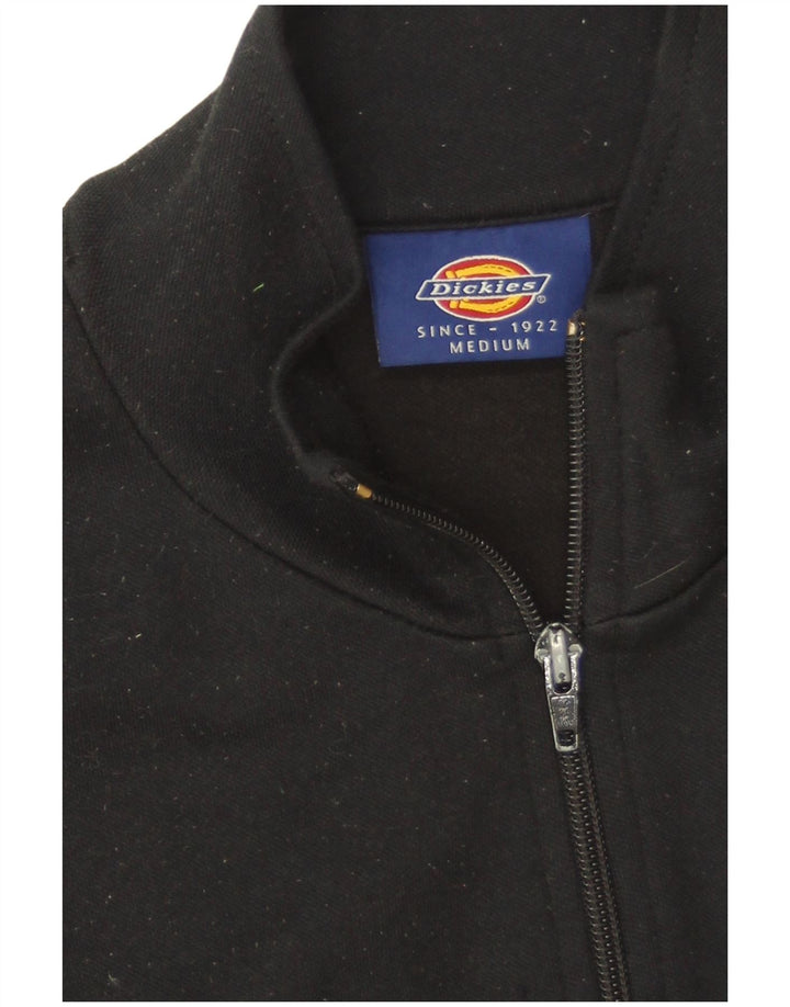 Kurtka męska dresowa Dickies, średnia czarna, bawełniana w bloki kolorów