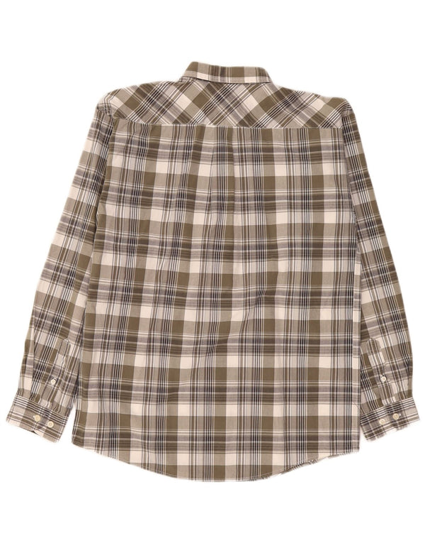 Koszula chłopięca Tommy Hilfiger 15-16 lat XL, khaki, bawełniana krata