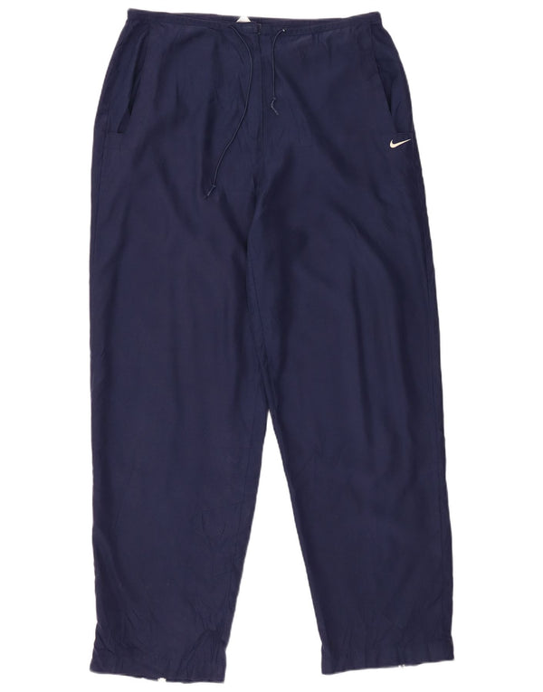 Damskie zwężane spodnie codzienne NIKE US 12/14 Large W32 L30 Granatowe