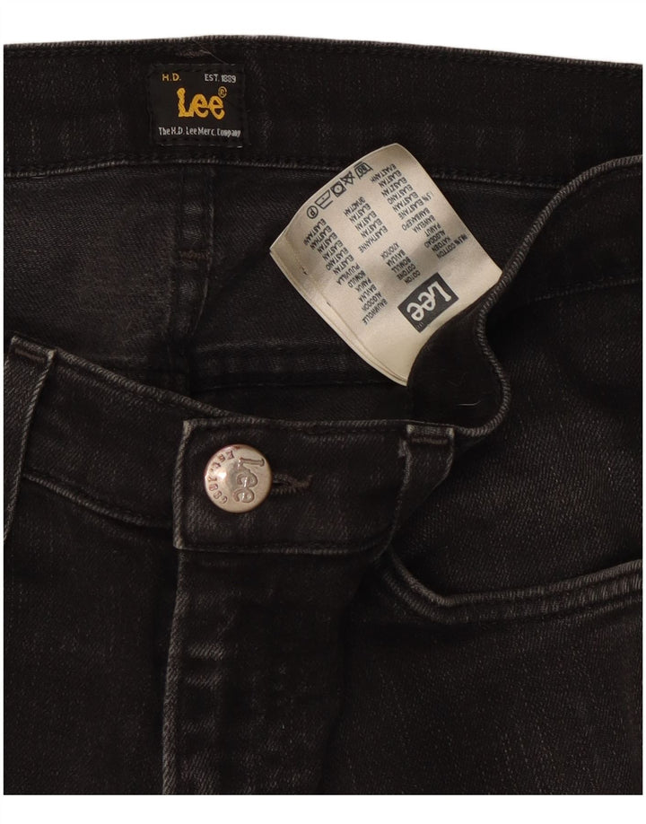 Lee Męskie Luke Slim Jeans W31 L28 Czarna bawełna