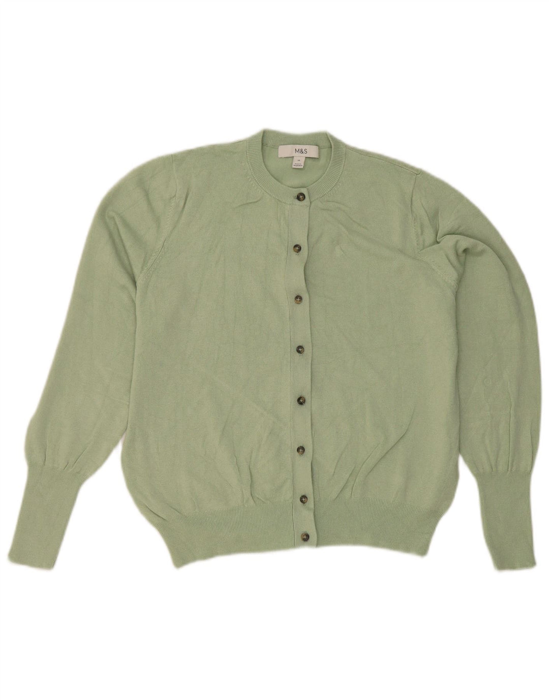 Sweter damski Marks & Spencer UK 14, średnio zielona wiskoza