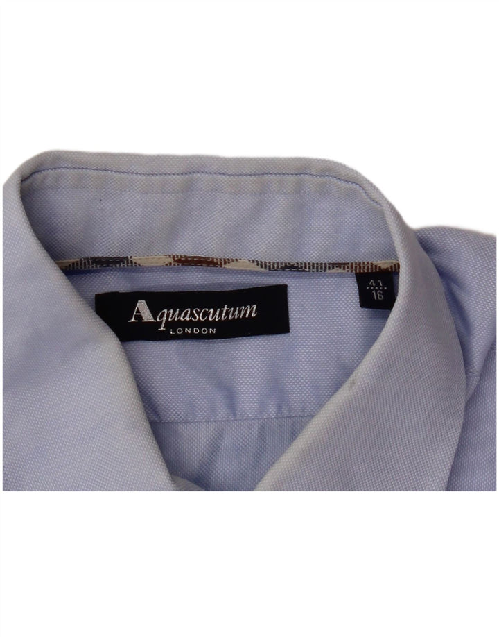Koszula męska Aquascutum rozmiar 41 16, duża niebieska