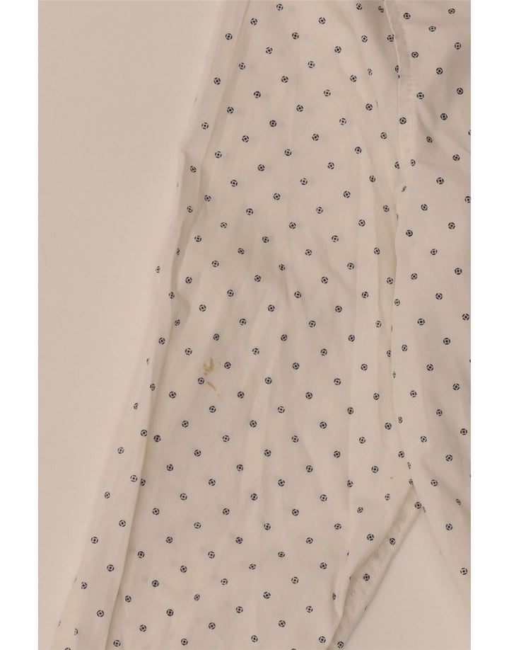 Koszula chłopięca Benetton 11-12 lat, 2XL, biała, bawełniana w cętki