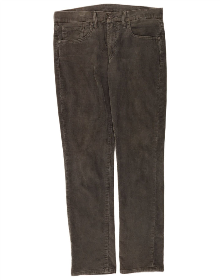Męskie spodnie sztruksowe Levi's 511 Slim W32 L32 Szare