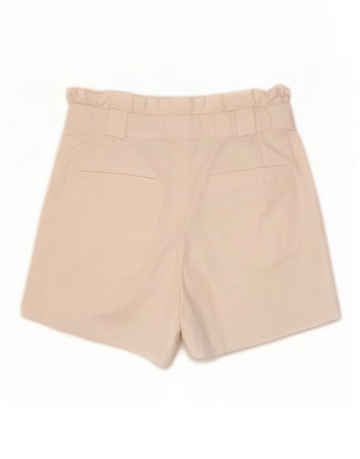 Spodenki damskie Zara Pegged Chino, średnie W28, białe