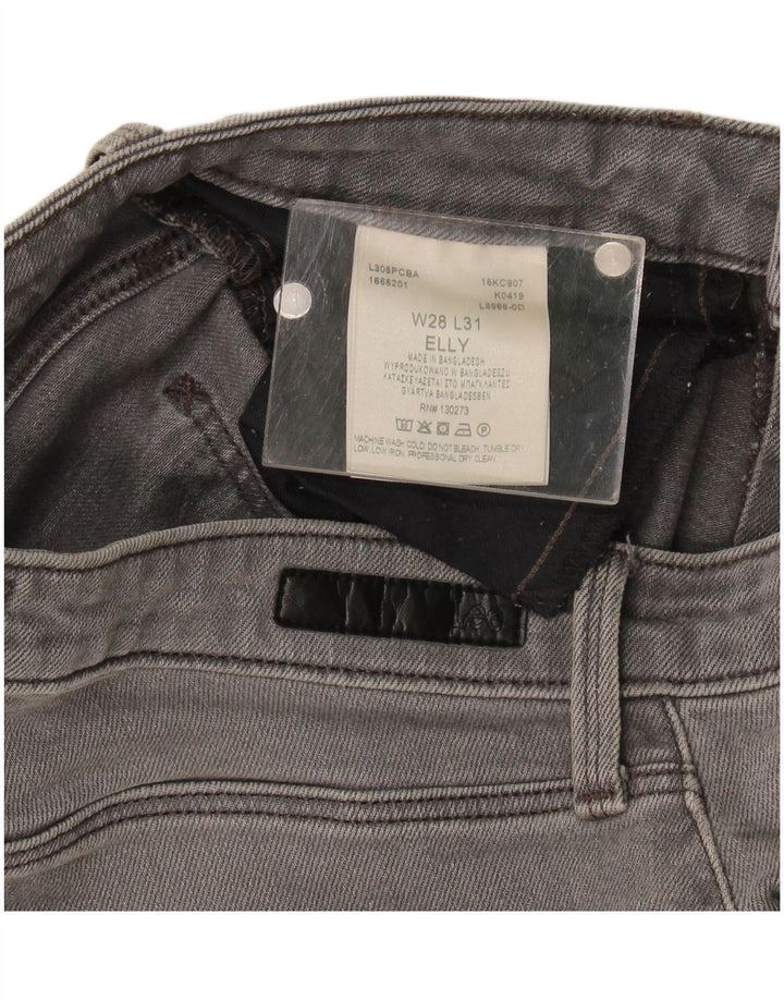 Damskie jeansy Lee Elly Slim W28 L28 Szara bawełna