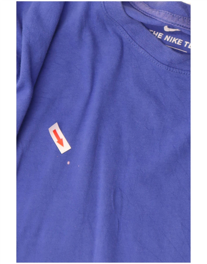 T-shirt damski Nike Top UK 16, duży, niebieski, bawełniany