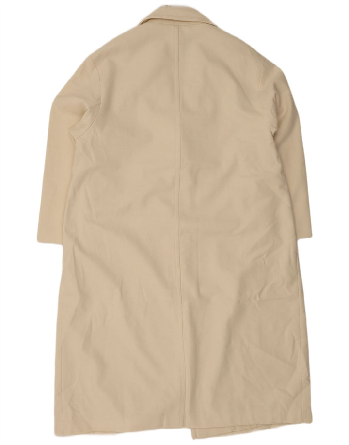 Płaszcz damski Zara UK 20 2XL Biały poliester