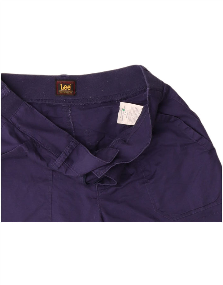 Damskie spodenki Chino Lee US 6 Medium W30 Granatowa bawełna