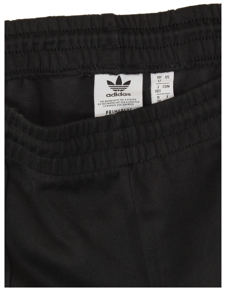 Damskie spodnie dresowe Adidas UK 12, średni czarny poliester