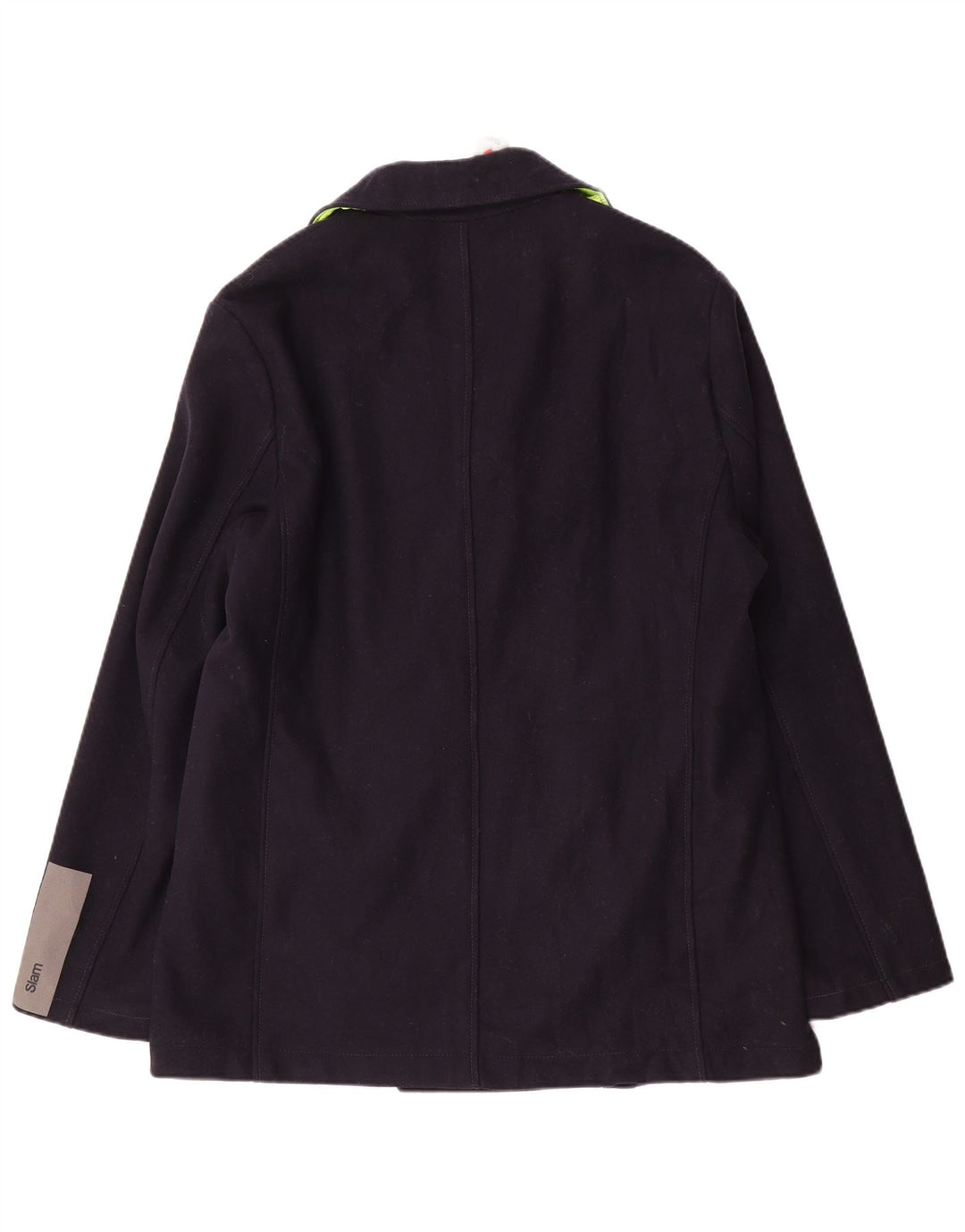 Płaszcz męski Slam Pea UK 42 XL, granatowy, wełniany