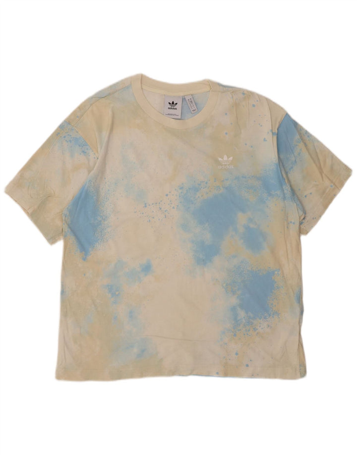 Adidas Męska koszulka Top Medium Multicolored Tie Dye Cotton